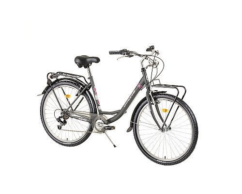 Велосипед міський DHS Citadinne 2634 26' - model 2021 - чорний