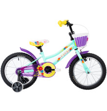 Дитячий велосипед DHS Daisy 1602 16' - model 2022 - бірюзовий