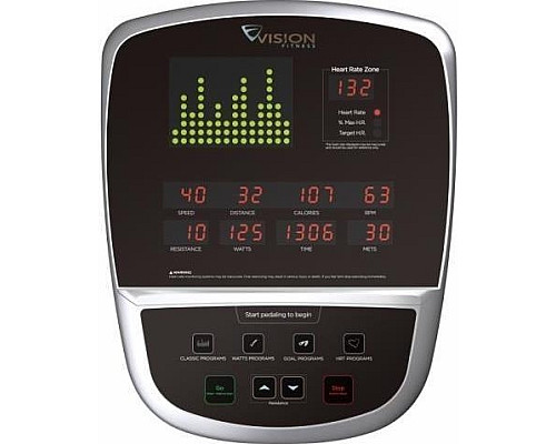 Електромагнітний велотренажер Vision Fitness U60