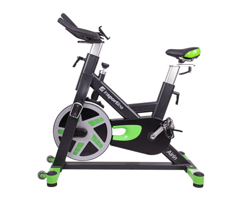 Велотренажер спінінговий inSPORTline Airin - чорно-зелений