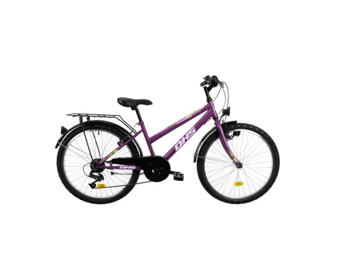 Дитячий велосипед DHS 2414 24' - model 2021 - фіолетовий