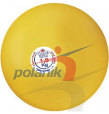 М'яч гумовий TRIAL супер м'який 1,5 кг жовтий