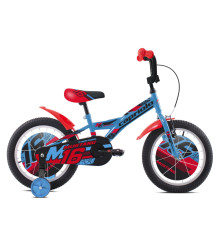 Дитячий велосипед Capriolo Mustang 16” –  Синьо-Чорно-Червоний