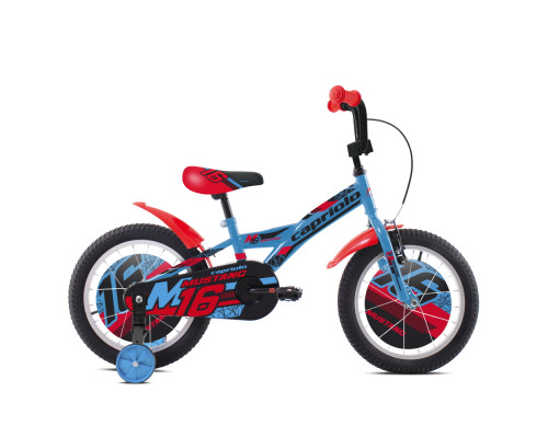 Дитячий велосипед Capriolo Mustang 16” – 2021 - Синьо-Чорно-Червоний