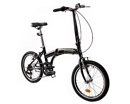 Складний велосипед DHS Folder 2095 20' - model 2022 - чорний