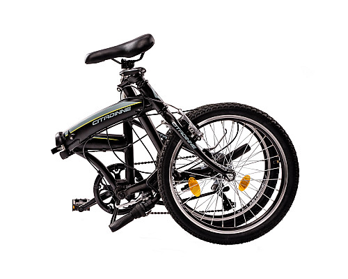 Складний велосипед DHS Folder 2095 20' - model 2022 - чорний