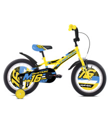 Дитячий велосипед Capriolo Mustang 16” –  Жовто-блакитний