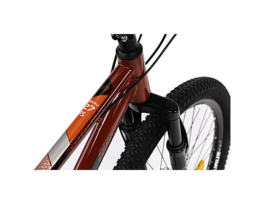 Гірський велосипед DHS 2743 27,5' - model 2021 - червоний