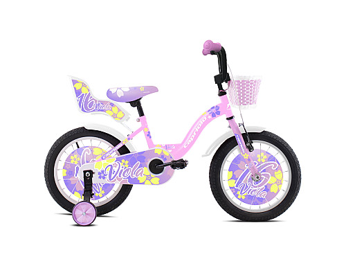 Дитячий велосипед Capriolo Viola 16” – 2021 - рожево-білий