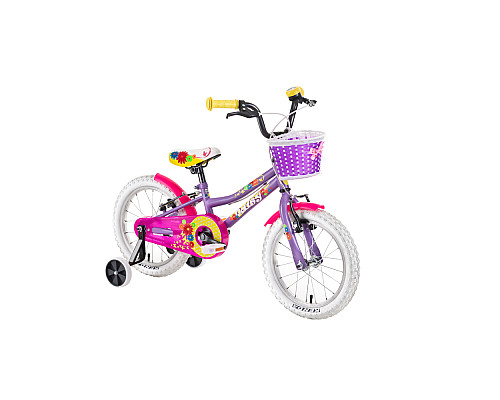 Дитячий велосипед DHS Daisy 1604 16' - model 2019 - фіолетовий