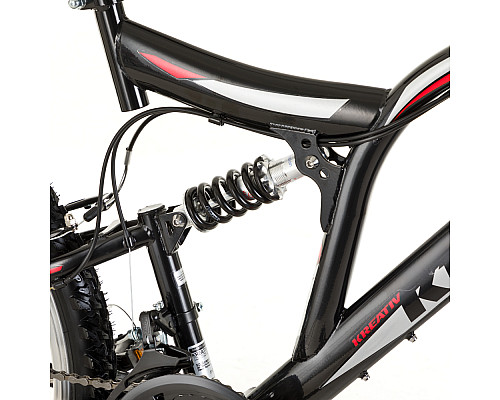 Велосипед з амортизаторами Kreativ 2641 26' - model 2018/чорний