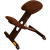 Масажний стілець ERGO-SOFT Venge - коричневий