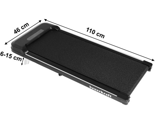 Бігова доріжка електрична Bauerkraft H-563, біла