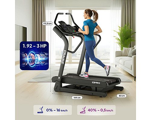 Бігова доріжка електрична Zipro Shred