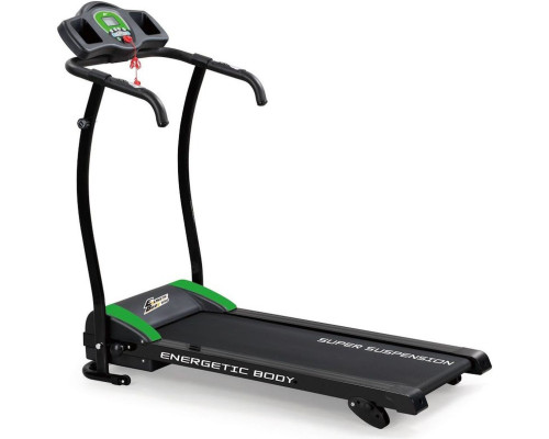 Бігова доріжка електрична Eb Fit W300, чорно-зелена