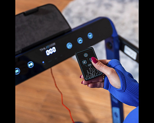 Бігова доріжка електрична THUNDER RACE-BLUE