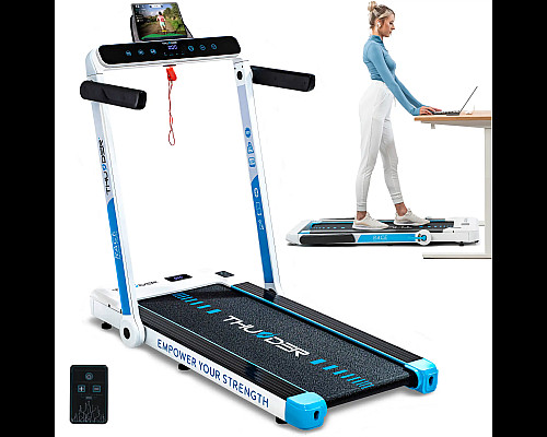 Бігова доріжка електрична THUNDER RACE-WHITE