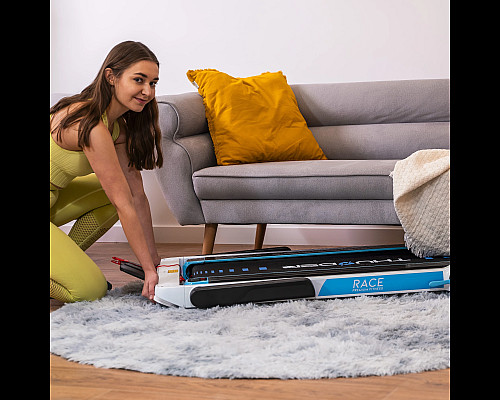 Бігова доріжка електрична THUNDER RACE-WHITE
