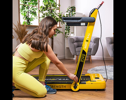 Бігова доріжка електрична THUNDER RACE-GOLD