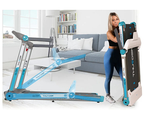 Бігова доріжка електрична THUNDER ULTRA-SILVER