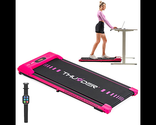 Бігова доріжка електрична THUNDER IDEA-PINK