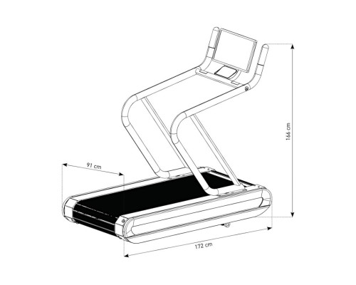 Бігова доріжка NOHRD Citius Vintage Oak Treadmill