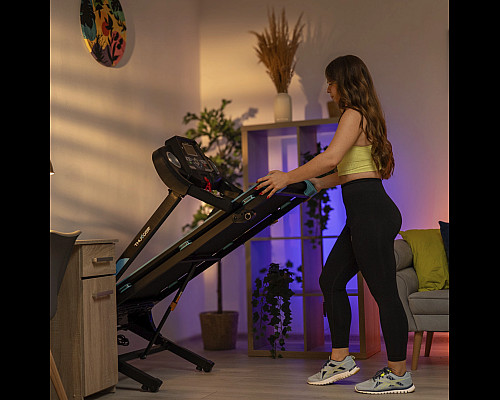 Бігова доріжка електрична THUNDER ICON-BLUE