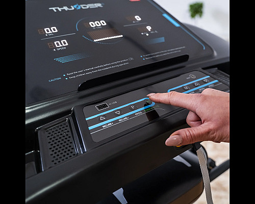 Бігова доріжка електрична THUNDER ELITE-DS-BLACK