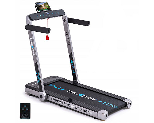 Бігова доріжка електрична THUNDER RACE-SILVER