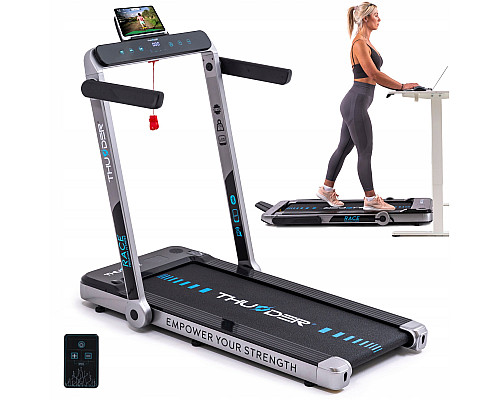 Бігова доріжка електрична THUNDER RACE-SILVER