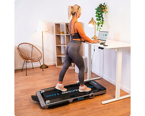 Бігова доріжка електрична THUNDER RACE-SILVER