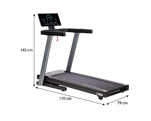 Бігова доріжка електрична HMS BE5838, чорна