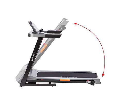 Бігова доріжка електрична HMS BE5873, чорно-сіра