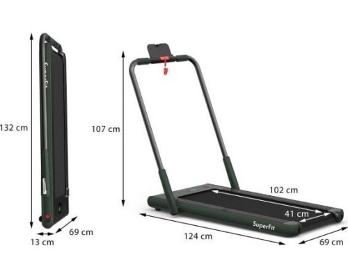 Електрична бігова доріжка Costway SP37513DE-GN