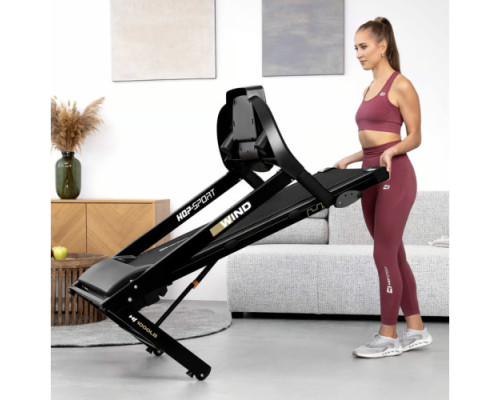 Бігова доріжка електрична Hop-Sport HS-1000LB Wind сірий