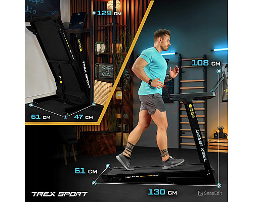 Бігова доріжка електрична Trex Sport TX-700TM RUNVO