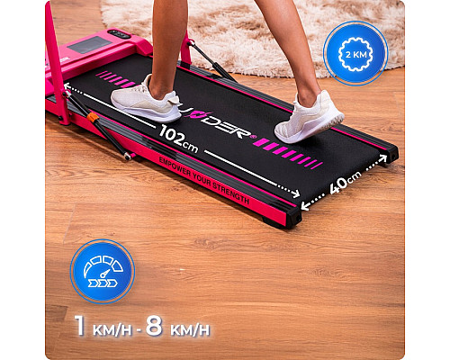 Бігова доріжка електрична THUNDER VIVA-PINK