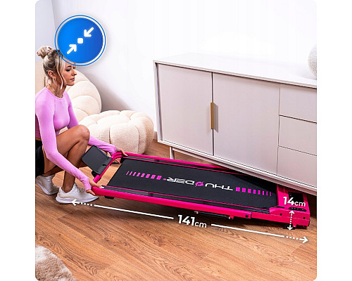 Бігова доріжка електрична THUNDER VIVA-PINK