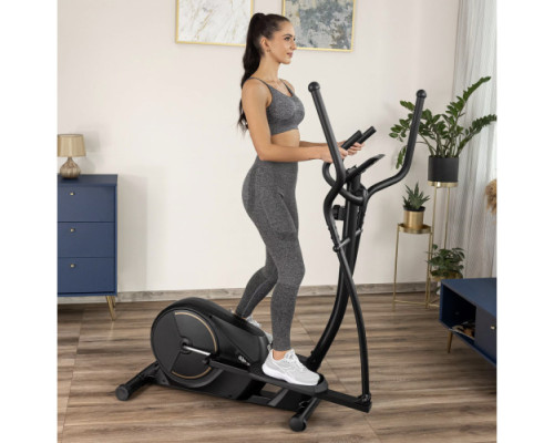 Орбітрек магнітний Gymtek XC1500 чорно-золотистий