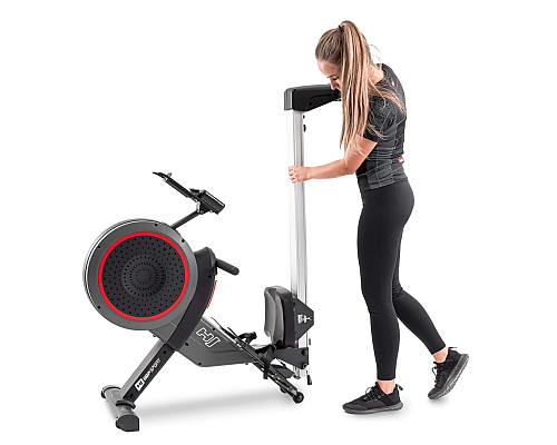 Гребний тренажер аеромагнітний Hop-Sport HS-100AR Roam сірий+ мат Гребний тренажер аеромагнітний Hop-Sport HS-100AR Roam сірий+ мат