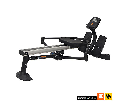 Веслувальний тренажер гідравлічний inSPORTline Power Master X чорний