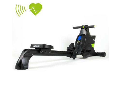 Веслувальний тренажер VIRTUFIT, чорно-зелений