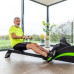 Веслувальний тренажер VIRTUFIT, чорно-зелений
