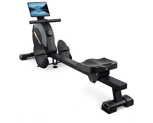 Веслувальний тренажер магнітний Hop-Sport HS-080R Aspen чорно-золотистий