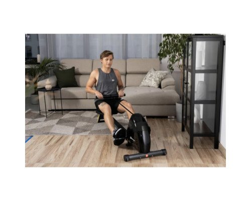 Веслувальний тренажер Hop-Sport HS-030R Boost чорно-золотистий