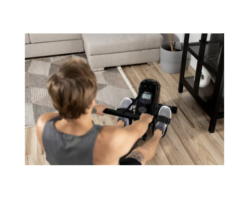 Веслувальний тренажер Hop-Sport HS-030R Boost чорно-золотистий