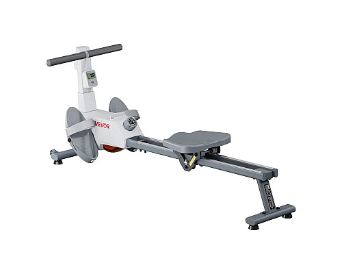 Веслувальний тренажер магнітний VEVOR сіро-білий