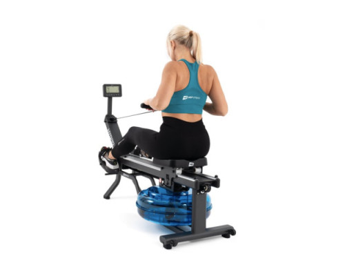 Веслувальний тренажер Hop-Sport HS-160WR Hydro з килимком