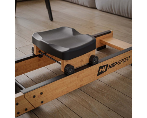 Веслувальний тренажер Hop-Sport HS-200WR Aquen коричневий