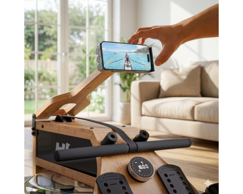 Веслувальний тренажер Hop-Sport HS-200WR Aquen коричневий